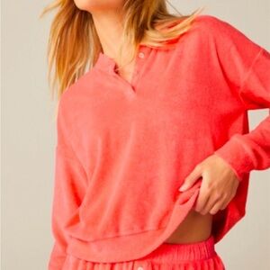 Beyond Yoga x DONNI Terry Henley Sweatshirt